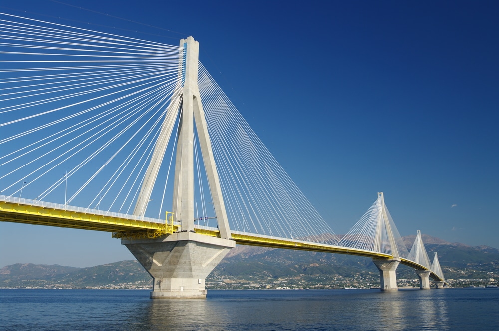 suspension bridge crossing